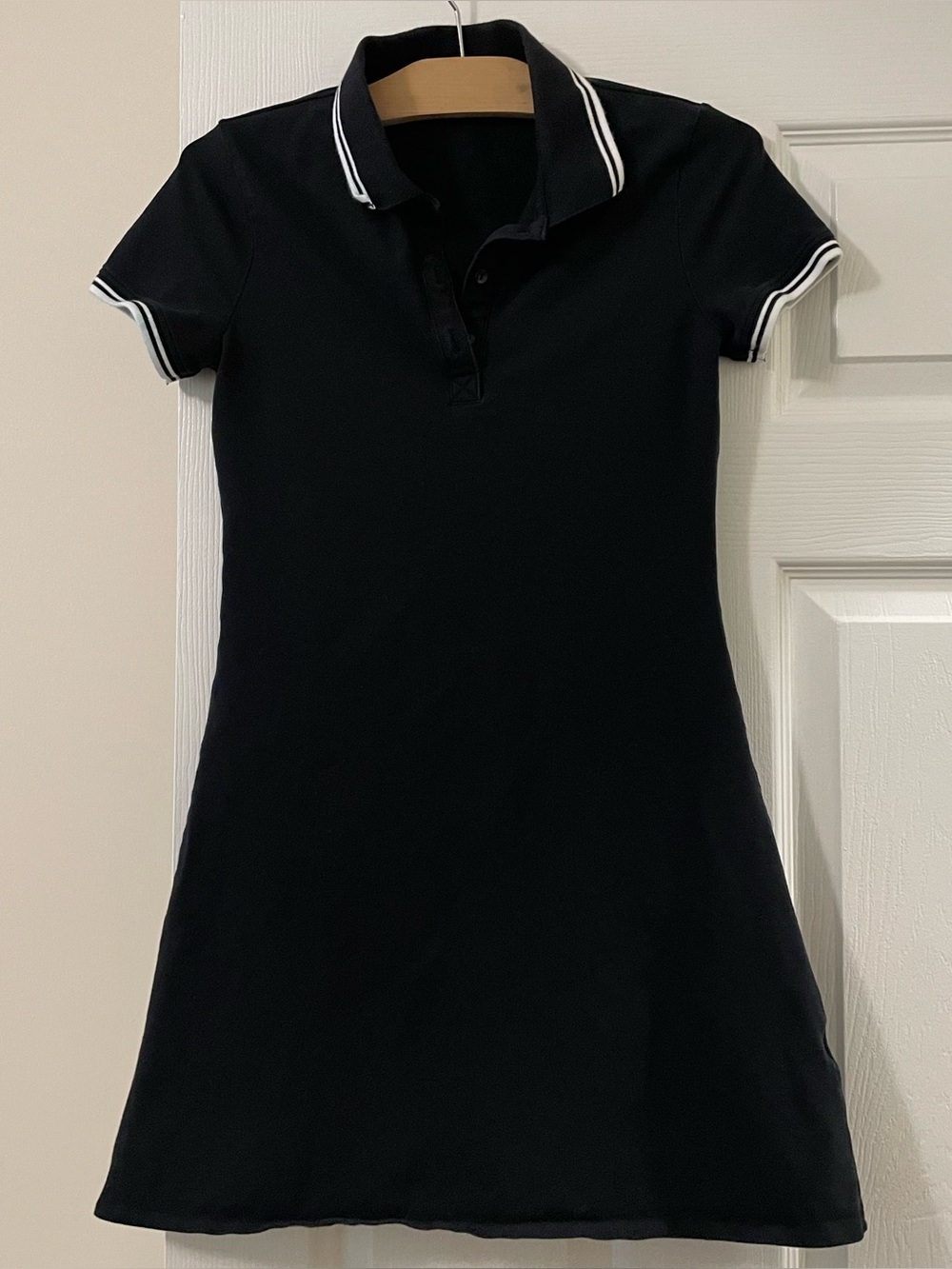 Abercrombie & Fitch Black Polo Tennis Dress